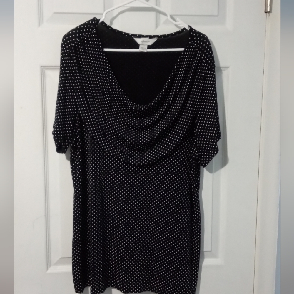 Black and White Polka Dot Dress